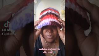 grab the hat here 👉🏿httpswww2bossayknitscomproductpageburgundymosaiccrochetbaseballhat [upl. by Flory695]