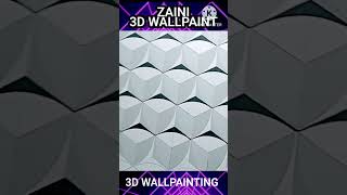 Shield platinum color motif design shorts 3dpainting art 3d 3dwallpainting diy drawing [upl. by Aikrehs226]