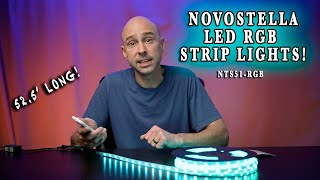 525’ of Awesome LED Lights to create Atmosphere  Novostella LED Strip Light Review [upl. by Eidissac813]