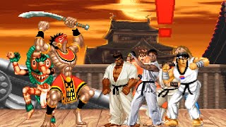 MUDMANTAM TAM vs STREET FIGHTERS SF2 DELUXE [upl. by Hollington998]