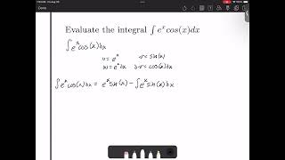 Example 37  Cyclic Integration by Parts [upl. by Nyrad]