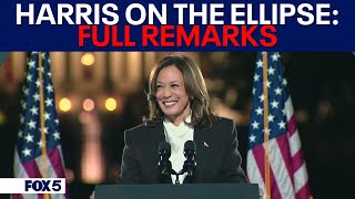 FULL SPEECH I Harris challenges Trumps divisive legacy at the Ellipse [upl. by Maire]