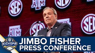 Jimbo Fisher full press conference at 2023 SEC Media Days [upl. by Bernetta]