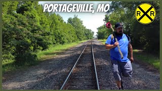 Portageville MO 55 Mile Railroad Hike Day 2 of 6 plus a Stealthvvvvvvvv [upl. by Roldan]