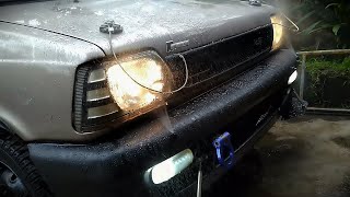 Maruti 800 Headlamp Washer Installation [upl. by Nyrraf]