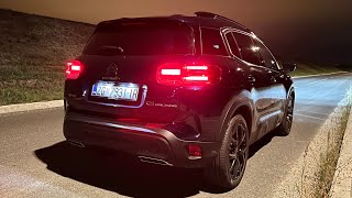 CITROEN C5 Aircross 2023 at night  impressive LED lights 3D navigation amp MOOD LIGHTING [upl. by Nylloh]