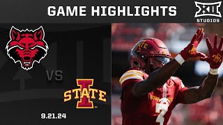 Arkansas State vs Iowa State Highlights  2024 Big 12 Football [upl. by Knut739]