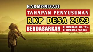 HARMONISASI TAHAPAN PENYUSUNAN RKP DESA 2023 [upl. by Newel]