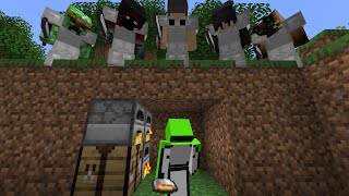 Minecraft Speedrunner VS 5 Hunters GRAND FINALE [upl. by Ticon335]