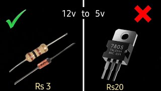 12v to 5v dc converter  DIY only in Rs3 [upl. by Sharai]