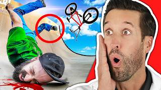 ER Doctor REACTS to Most PAINFUL BMX Bike Fails Ever [upl. by Dobson863]