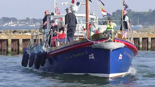 Lifeboats returning after the Parade of Sail RNLI200 40 [upl. by Iddo696]