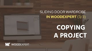 Sliding door wardrobe in WOODEXPERT 33 – Copying a project [upl. by Dawn]