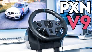 PXN V9 Racing Wheel Set  Review  The Ideal Budget Wheel [upl. by Jeaz]