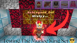 Testing The Murloc King Set In Skyblock  Blockman Go [upl. by Chilton161]