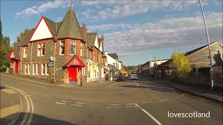 Driving to Aberfoyle a small village in Scotland [upl. by Maletta291]