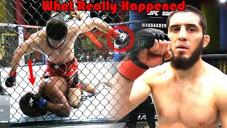 1st RD TKO What Really Happened Islam Makhachev vs Bobby Green [upl. by Adnovay]