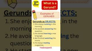 Gerunds Meaning and Examples Gerunds Noun [upl. by Chara]