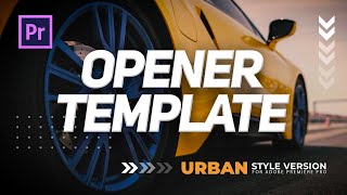 Trailer Opener Template Premiere Pro Free Download [upl. by Nawaj]