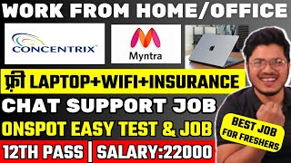 Concentrix Work from home amp Office jobs  Concentrix Recruitment 2024  Myntra Online jobs  MNC job [upl. by Aivatal]