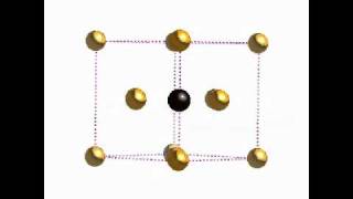 Carbon in crystal structure of austenitic iron [upl. by Aihsercal]