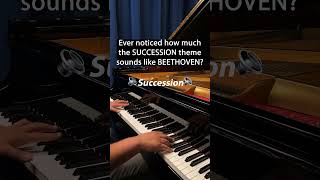 Ever noticed how the Succession theme sounds like this Beethoven Sonata succession beethoven [upl. by Filmer835]