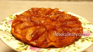 Tarte Tatin  Classic French Apple Cake Recipe [upl. by Tommy299]