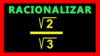 ✅👉 Racionalizacion de Denominadores con Raiz arriba y abajo ✅ Racionalizar Denominadores [upl. by Hourihan53]