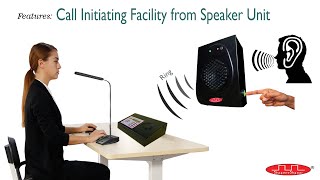 Two Way PA System with Talk Back and Call Back Facility Model  FP201  Working video [upl. by Coleville]