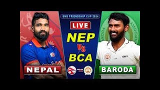 Nepal vs baroda t20 match sms friendship cup [upl. by Busch865]