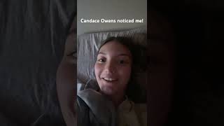 Super excited Glad Candace saw my video candaceowens [upl. by Tiffani]