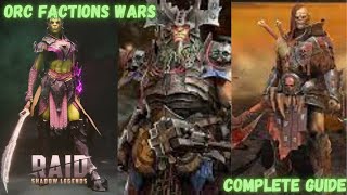 Orc factions wars 21 guide Raid shadow legends [upl. by Siuqram859]