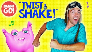 quotTwist and Shake Dancequot 💃🏼🕺🏼  Danny Go Brain Break Songs for Kids [upl. by Atnuahsal]