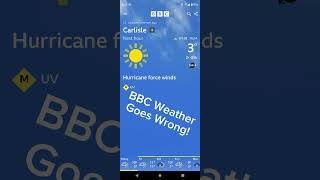 BBC weather goes wrong with up to 17000mph winds trending fyp weather wind hurricane wrong [upl. by Rausch]