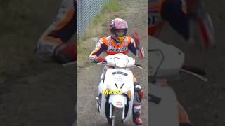 no two wheels are safe moped motogp marcmarquez scooter [upl. by Meela746]