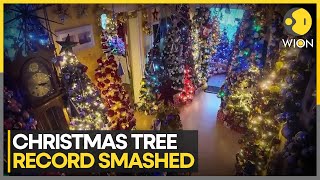 German Family Sets Record 605 Christmas Trees Fill German Home  World News  WION [upl. by Safoelc753]