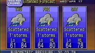 Weather Channel Local Forecast 1991 [upl. by Iteerp]