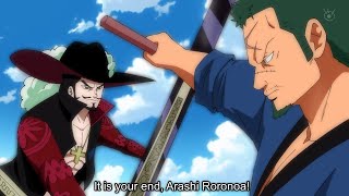 Mihawk Defeats Zoros Father and Becomes the Worlds Greatest Swordsman One Piece [upl. by Tulley966]