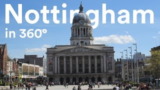 Great places to visit in Nottingham 360° [upl. by Buck]