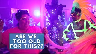 Our First Glow Party  Hyatt Zilara Cancun  Day 2 Vlog [upl. by Noiwtna]