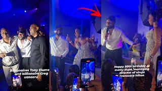 Davido Shutdown Aunty Dupe Birthday Party in Spain with Billionaire Tony Elumelu Wizkid in Shock [upl. by Perusse]