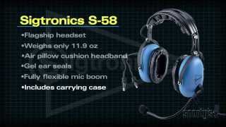 Sigtronics Headsets from Sportys Pilot Shop [upl. by Eenalem]