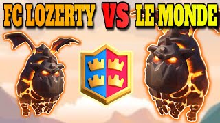 DOUBLE DECK MOLOSSE pour ROULER SUR LE LADDER  La LOZERTY VS LE MONDE  sur Clash Royale [upl. by Penelope749]