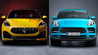 2023 Maserati Grecale vs Porsche Macan [upl. by Lledyr]