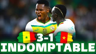 🔥 Le SENEGAL INDOMPTABLE BAT LE CAMEROUN 31  Sadio Mané Sarr et Diallo buteurs [upl. by Giffard]