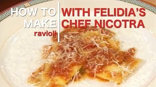 How to Make Ravioli with Chef Fortunato Nicotra from Felidia [upl. by Leruj]