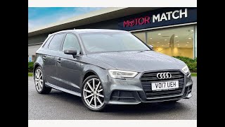 Used Audi A3 14 TFSI CoD Black Edition Sportback  Motor Match Chester [upl. by Adnorrahs654]