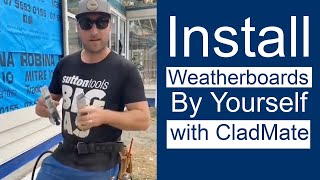 How to Install Weatherboards by Yourself with CladMate [upl. by Ogirdor]