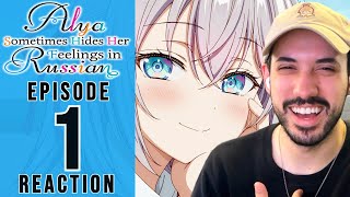 Alya Sometimes Hides Her Feelings in Russian Episode 1 Reaction  FOR FREE [upl. by Jacquelin]