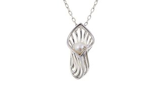 Anne Geddes quotSacredquot White Cultured Pearl Pendant [upl. by Vivica]